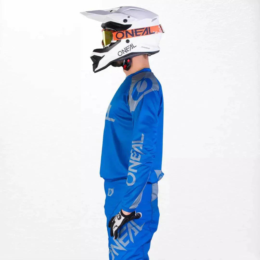 O'Neal Matrix MX Jersey Blue-Gray - Dash Racegear