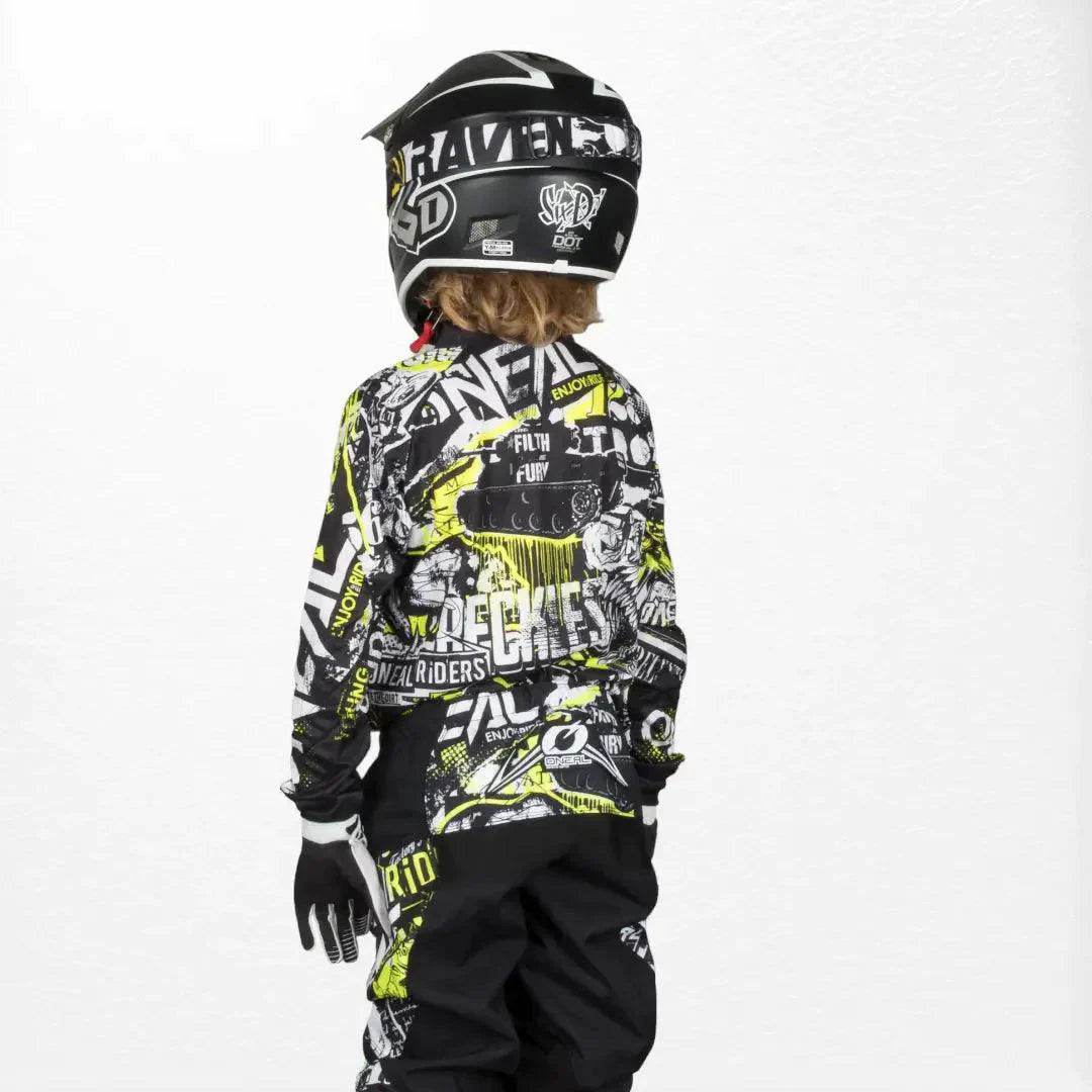 O'Neal Youth Element Jersey Attack Black-HiVIs - Dash Racegear
