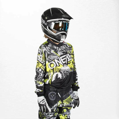 O'Neal Youth Element Jersey Attack Black-HiVIs - Dash Racegear