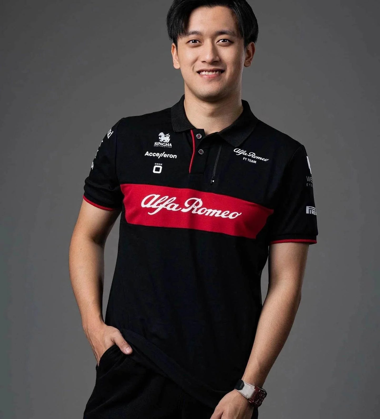 Alfa Romeo Polo Shirt Men - Dash Racegear