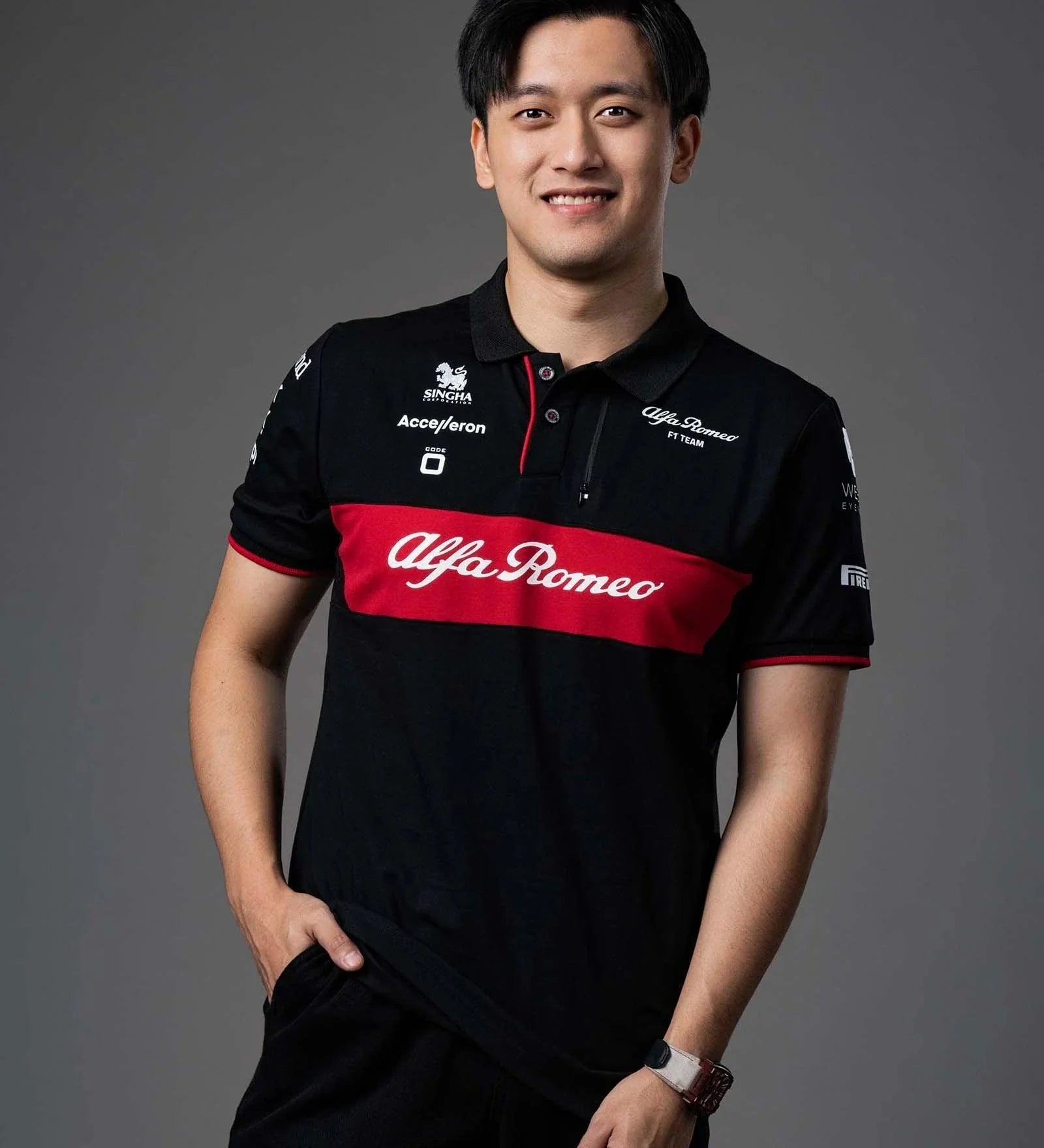 Alfa Romeo Polo Shirt Men - Dash Racegear