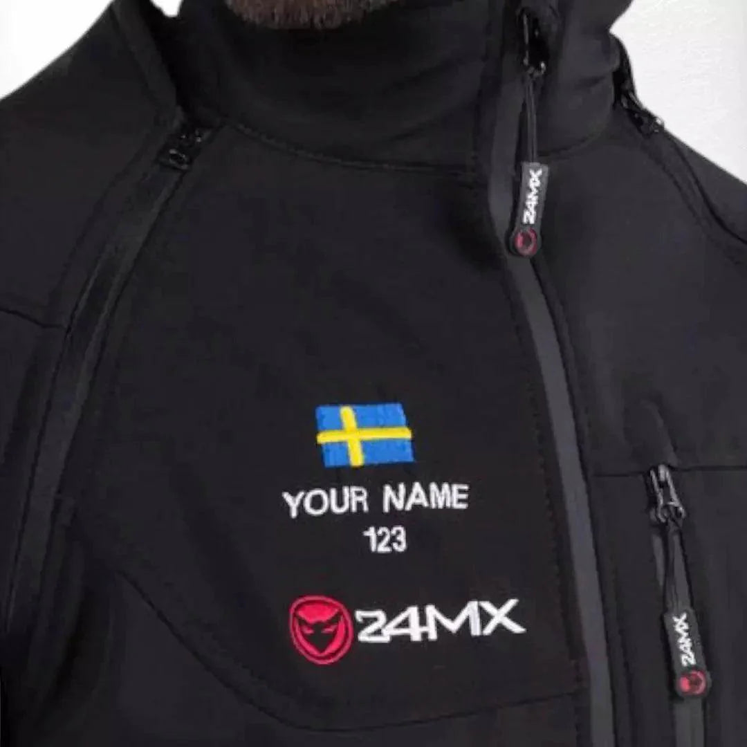 Personalized 24MX Team Softshell with Detachable Sleeves - Dash Racegear