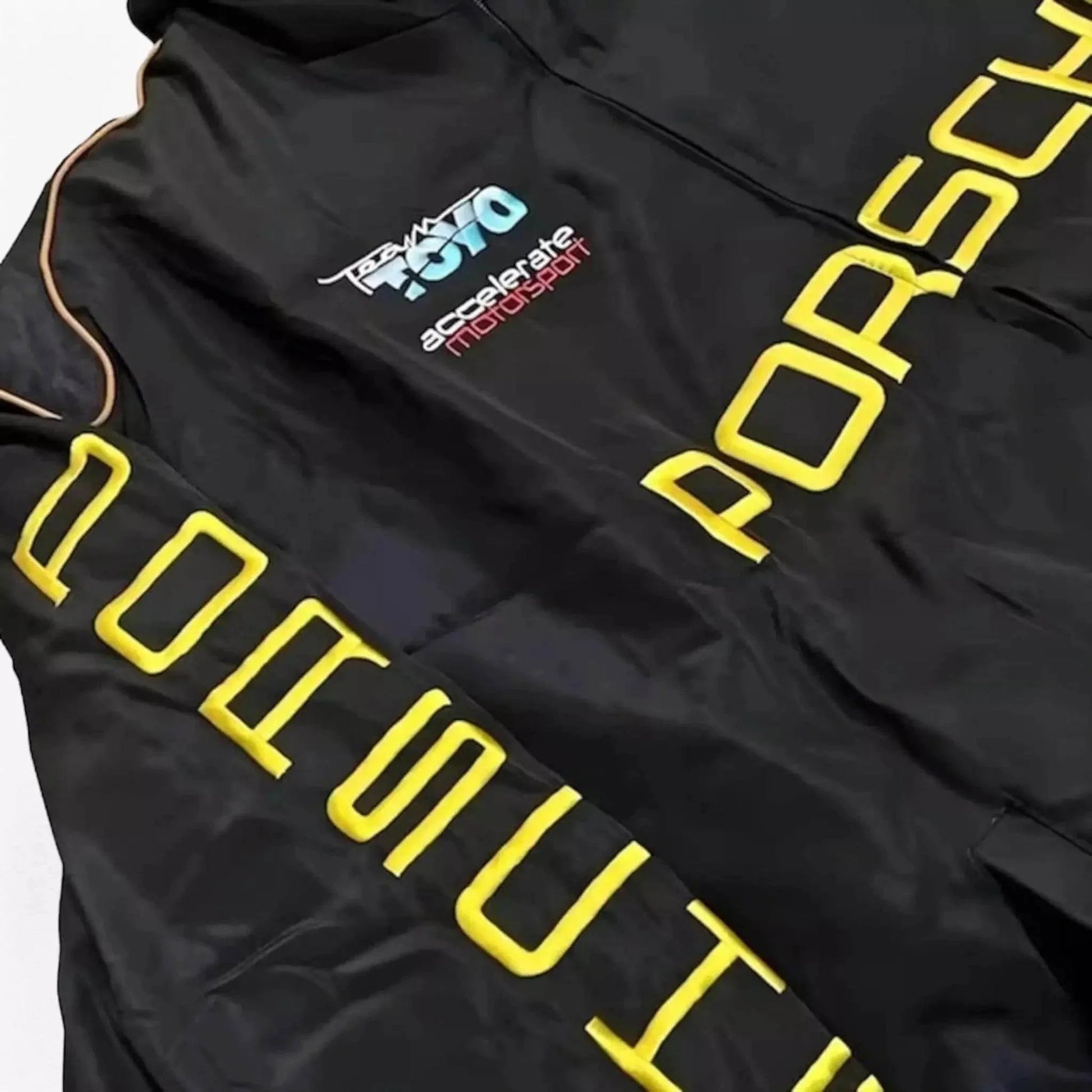Porsche Formula 1 Racing Embroidered Bomber Jacket - Dash Racegear