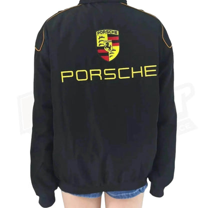 Porsche Formula 1 Racing Embroidered Bomber Jacket - Dash Racegear