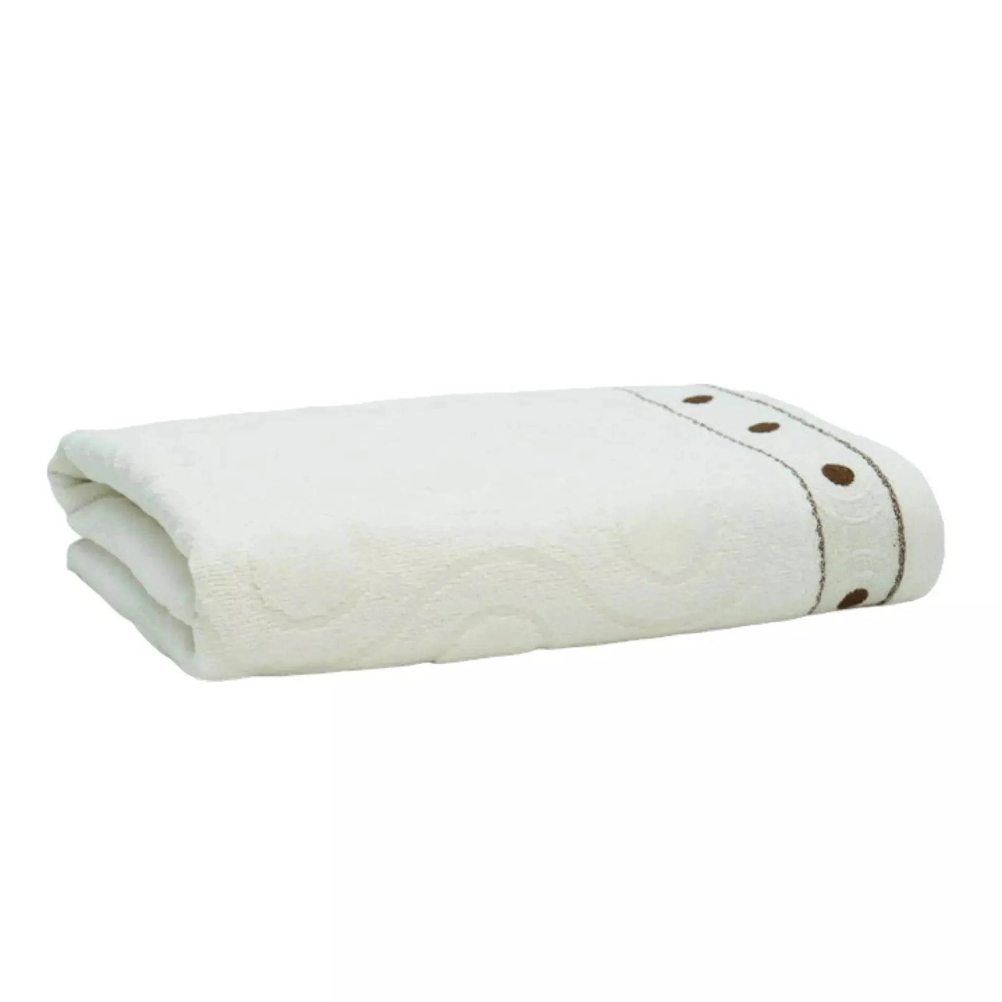 Premium Quality Soft Cotton Towel (Creamy White) - Dash Racegear