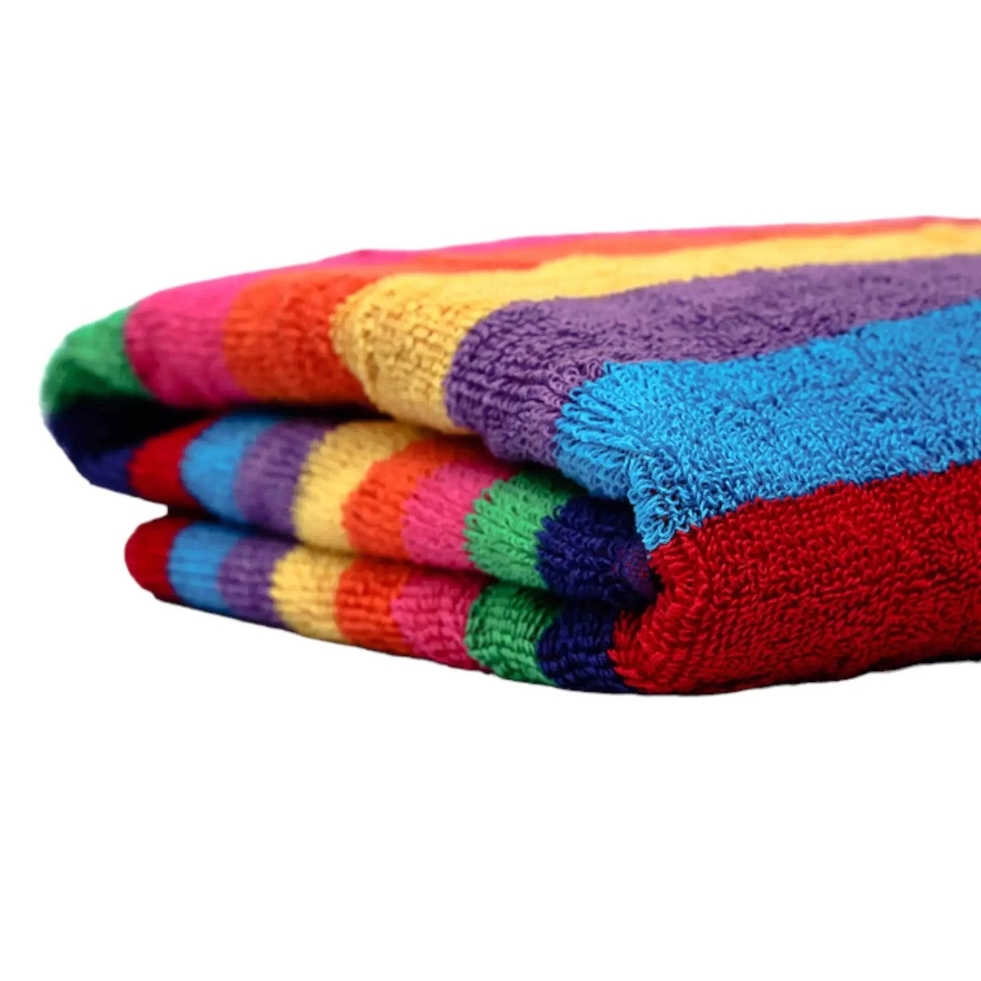 Premium Rainbow Stripe Towel - Dash Racegear