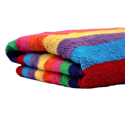 Premium Rainbow Stripe Towel - Dash Racegear
