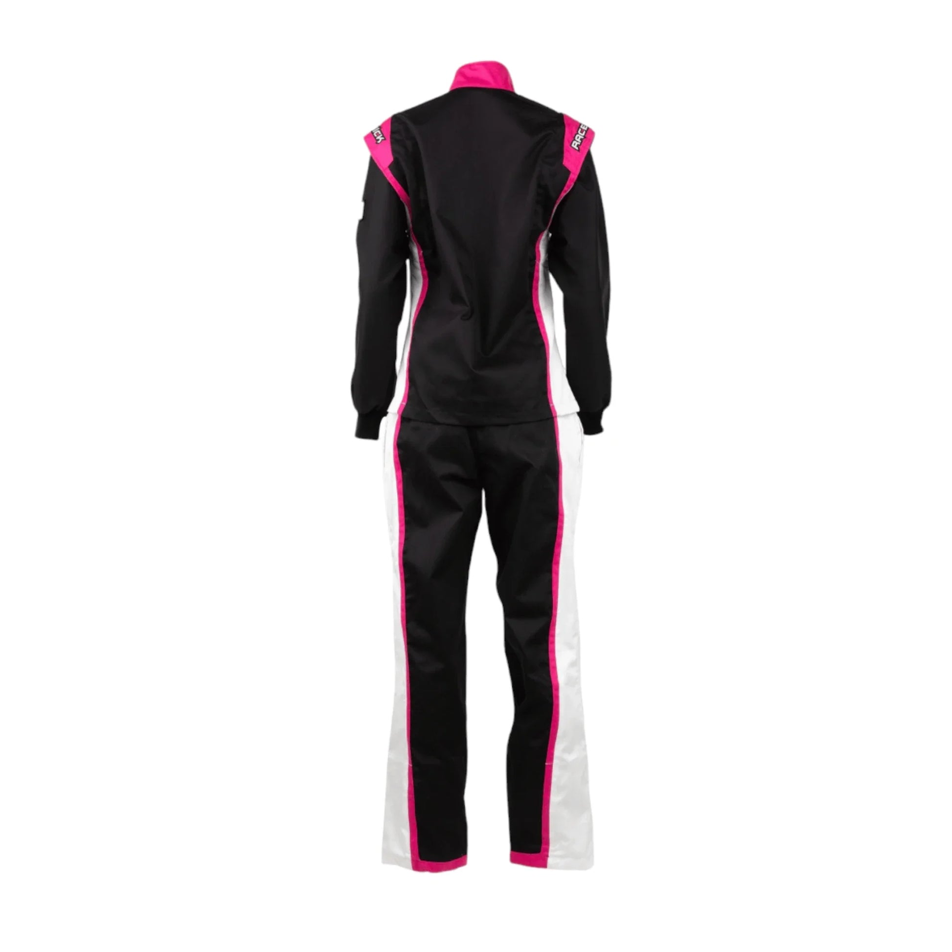 RACECHICK FIERCE TWO-PIECE WOMEN'S AUTO RACING SUIT SFI 3.2A/1 (BLACK/PINK) - Dash Racegear