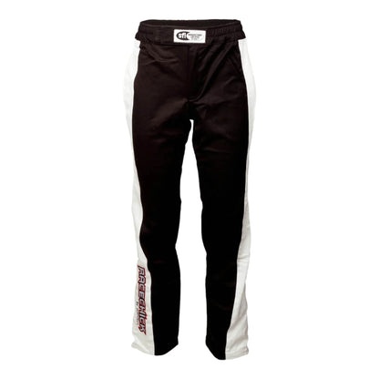 RACECHICK FIERCE TWO-PIECE WOMEN'S AUTO RACING SUIT SFI 3.2A/1 (BLACK/WHITE) - Dash Racegear