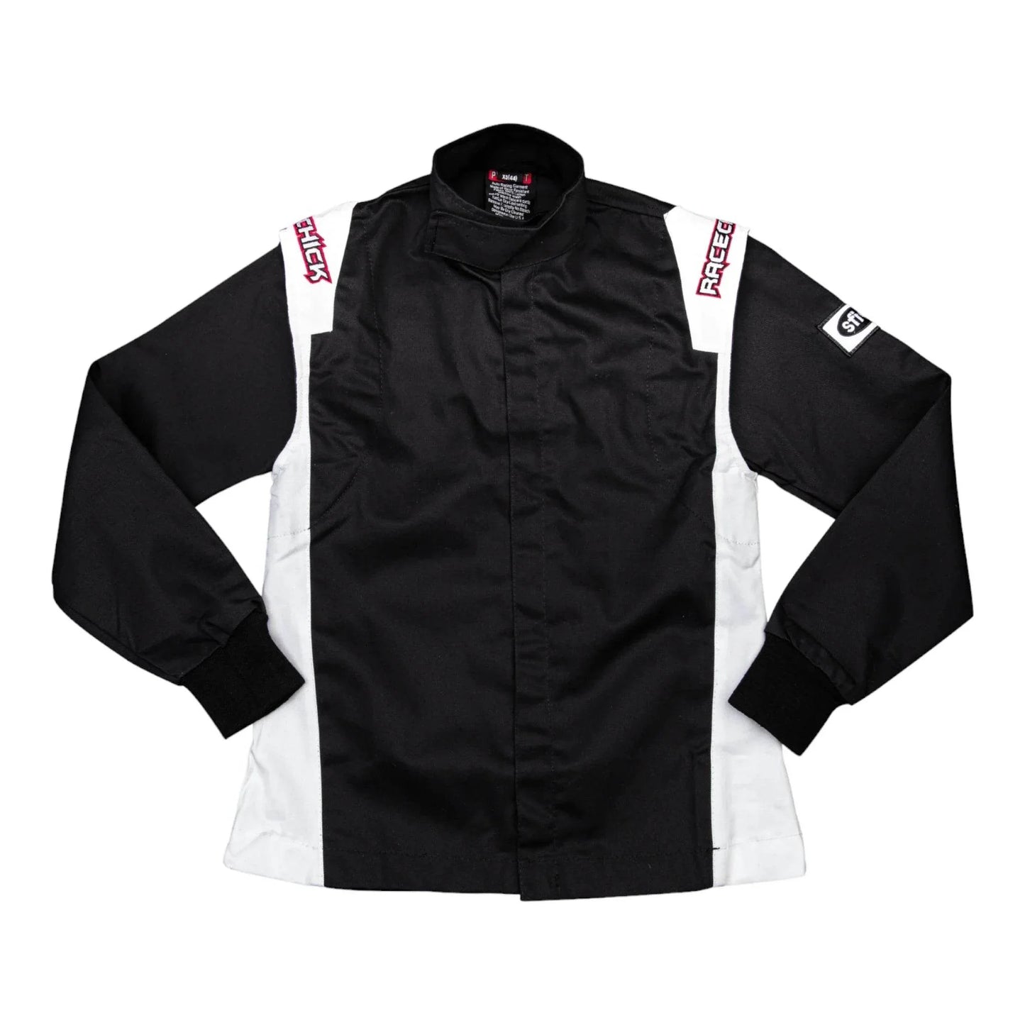RACECHICK FIERCE TWO-PIECE WOMEN'S AUTO RACING SUIT SFI 3.2A/5 (BLACK/WHITE) - Dash Racegear