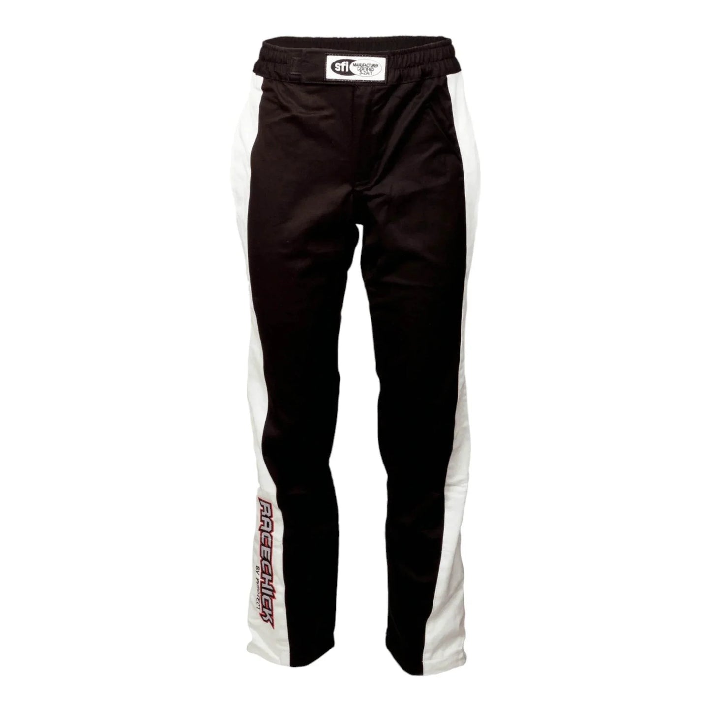 RACECHICK FIERCE TWO-PIECE WOMEN'S AUTO RACING SUIT SFI 3.2A/5 (BLACK/WHITE) - Dash Racegear