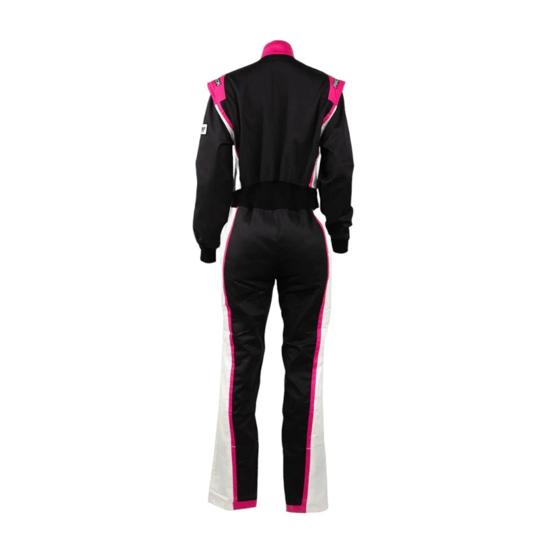 RACECHICK FIERCE WOMEN'S AUTO RACING SUIT SFI 3.2A/1 (BLACK/PINK) - Dash Racegear