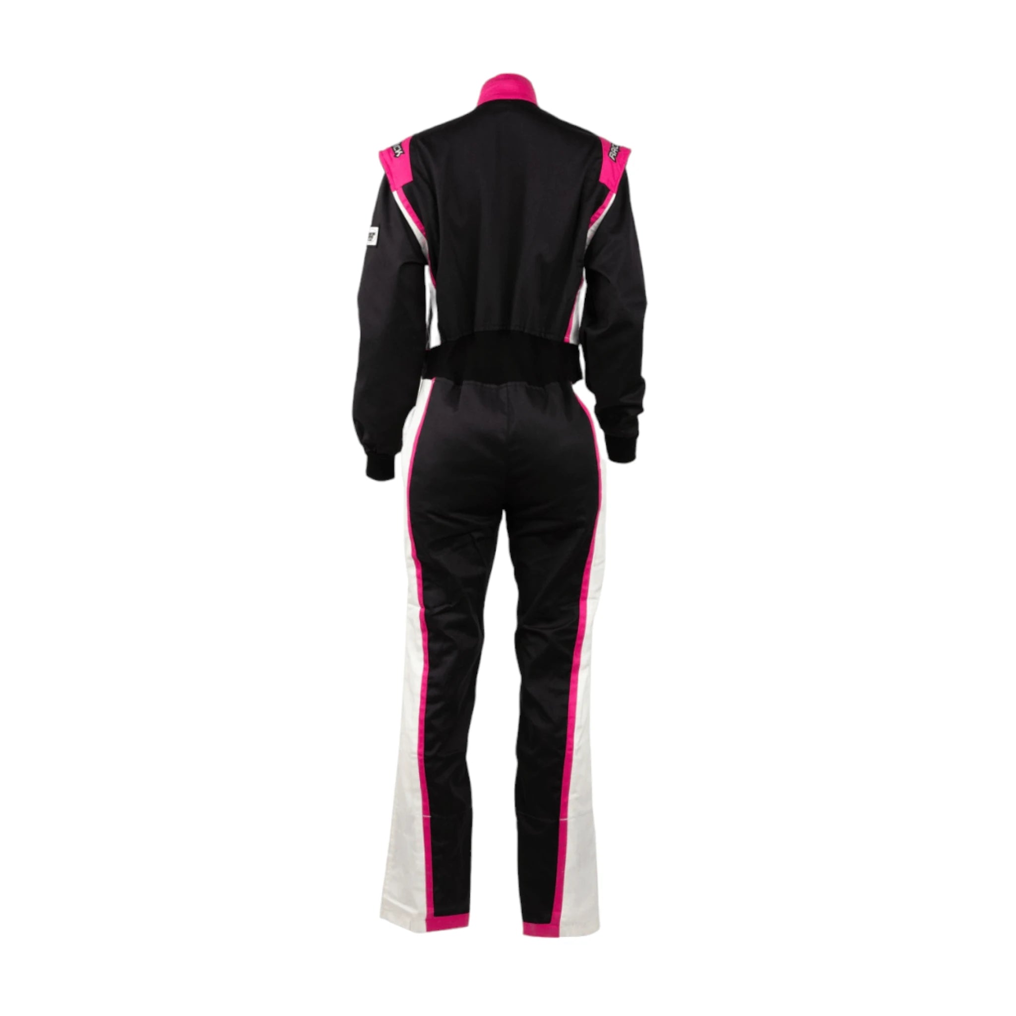 TRAJE DE CARRERAS AUTOMOTRICES PARA MUJERES RACECHICK FIERCE SFI 3.2A/1 (NEGRO/ROSA)