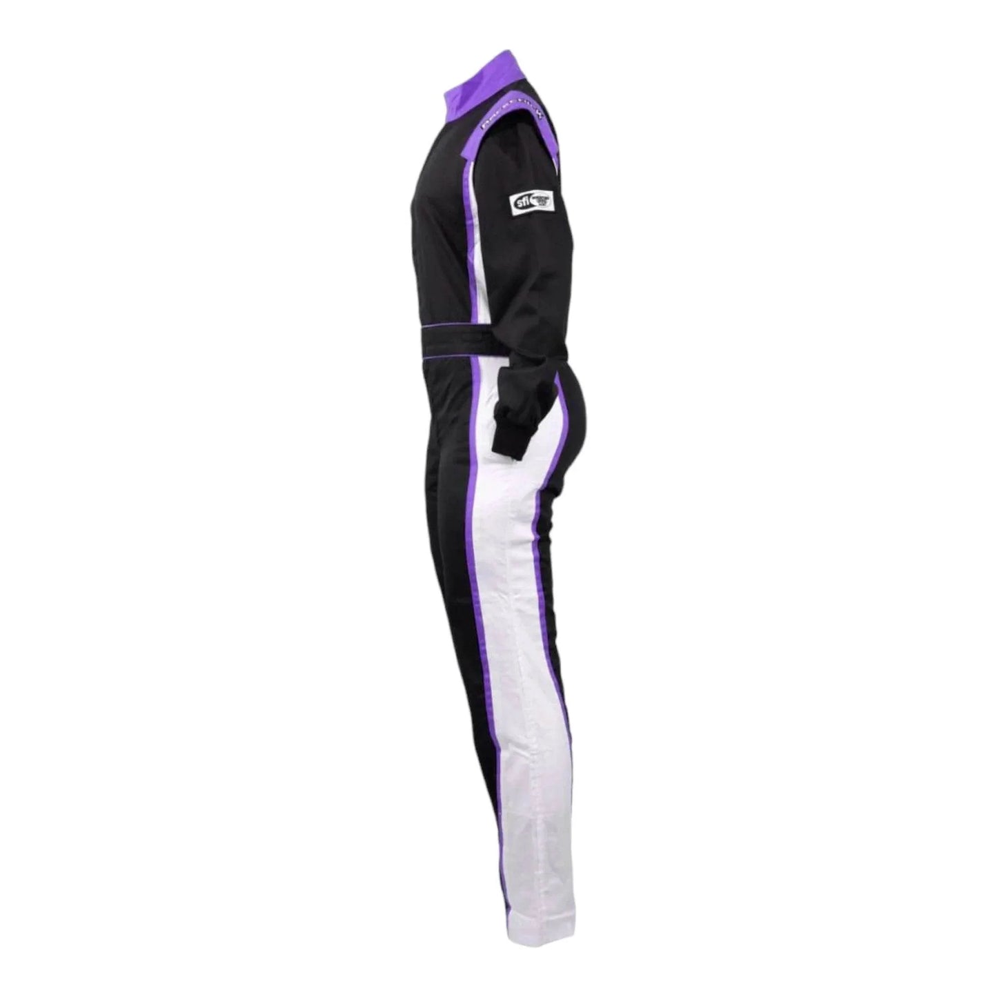 RACECHICK FIERCE WOMEN'S AUTO RACING SUIT SFI 3.2A/1 (BLACK/PURPLE) - Dash Racegear