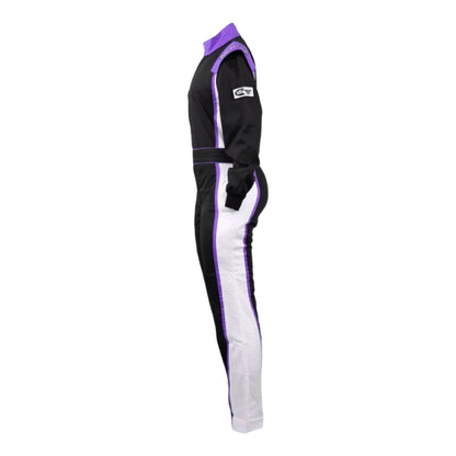 RACECHICK FIERCE WOMEN'S AUTO RACING SUIT SFI 3.2A/1 (BLACK/PURPLE) - Dash Racegear