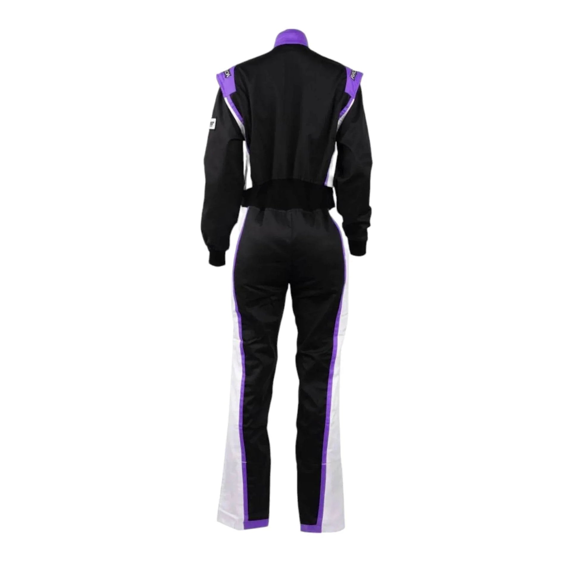 RACECHICK FIERCE WOMEN'S AUTO RACING SUIT SFI 3.2A/1 (BLACK/PURPLE) - Dash Racegear