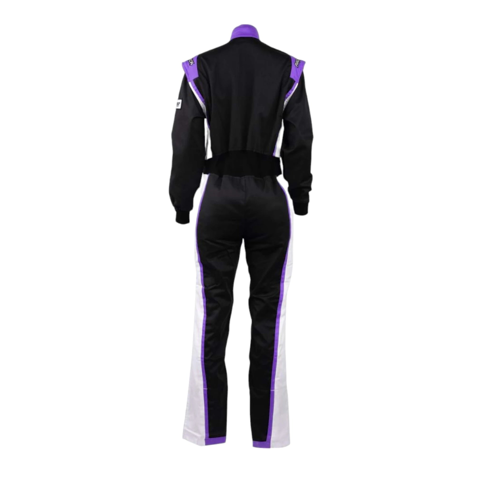 TRAJE DE CARRERAS AUTOMOTRICES PARA MUJERES RACECHICK FIERCE SFI 3.2A/1 (NEGRO/PÚRPURA)