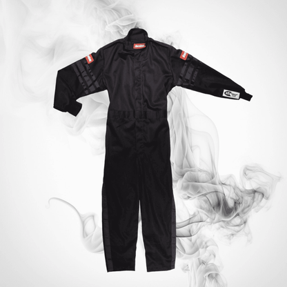 RaceQuip Black Suit Single Layer Kids - Dash Racegear