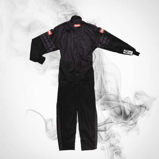 RaceQuip Black Suit Single Layer Kids - Dash Racegear