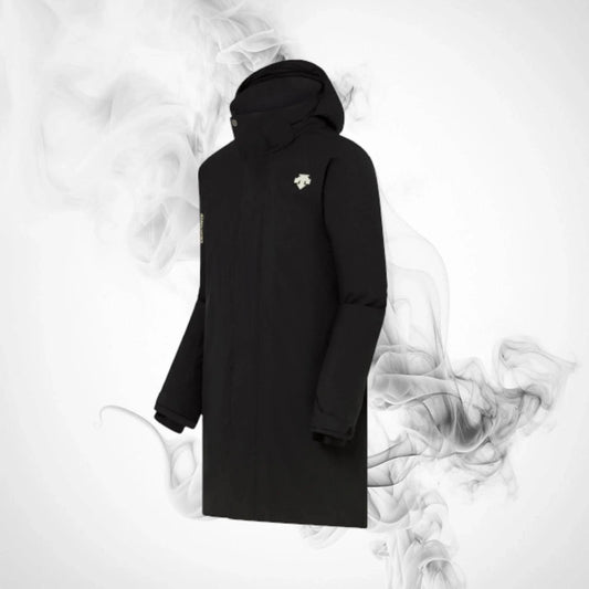 Ski Raincoat Descente Guston Men's Down Coat Black - 2023/24 - Dash Racegear