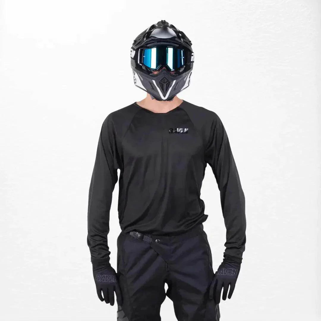 Raven Rival MX Jersey Black - Dash Racegear