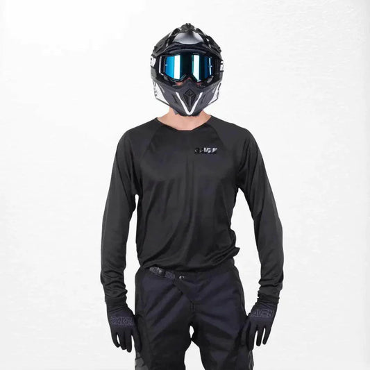 Raven Rival MX Jersey Black - Dash Racegear