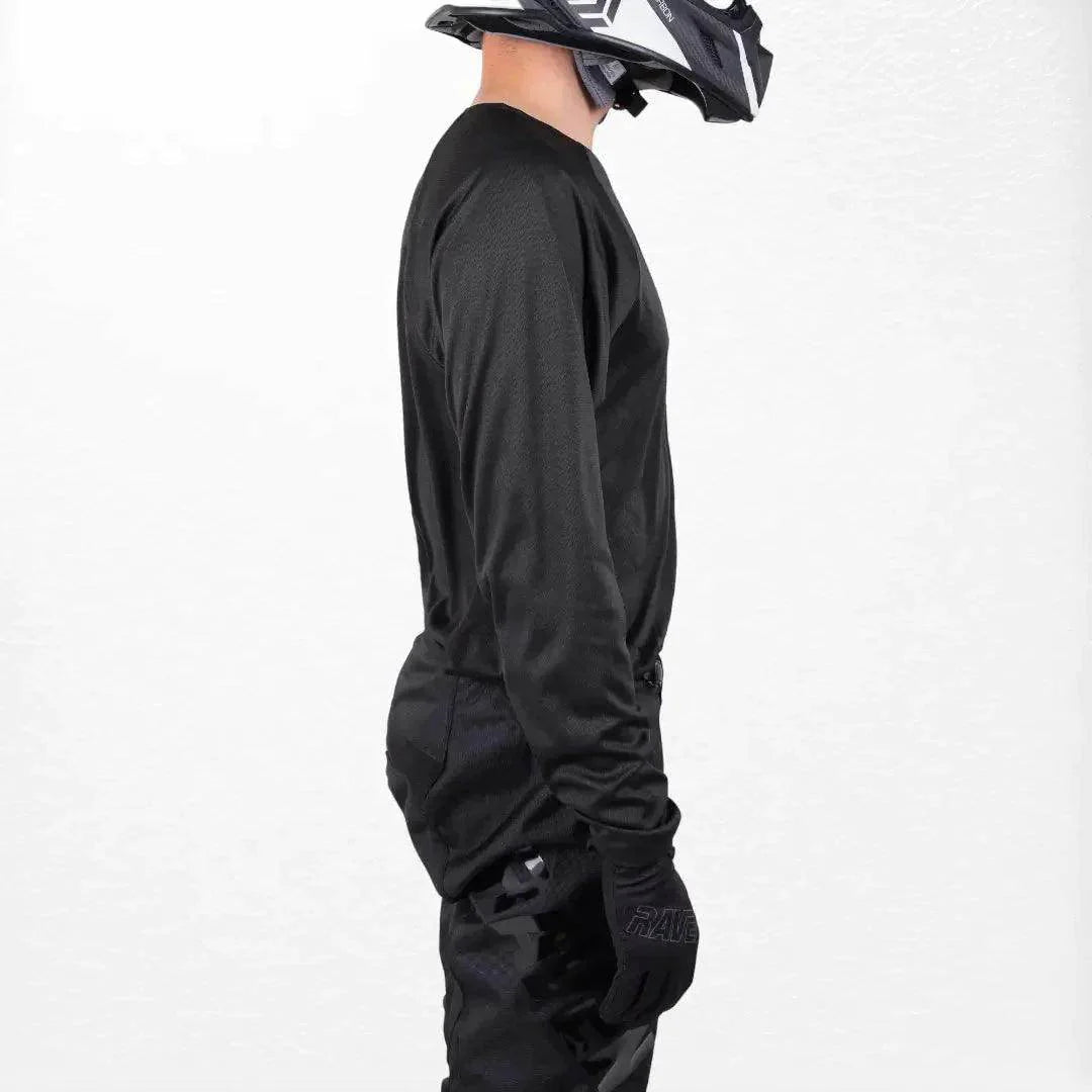 Raven Rival MX Jersey Black - Dash Racegear