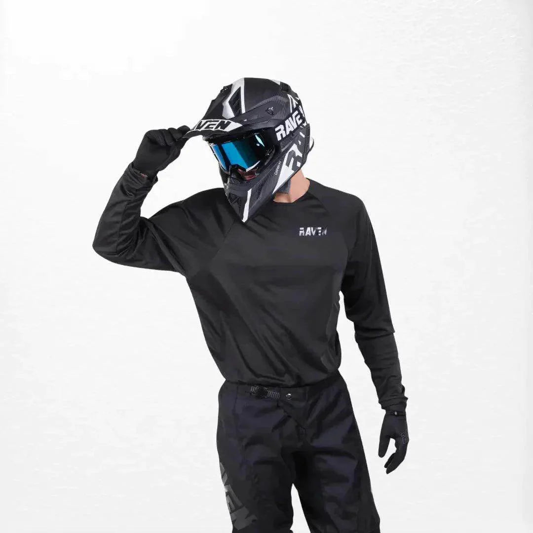 Raven Rival MX Jersey Black - Dash Racegear
