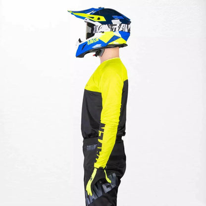 Raven Verve MX Jersey Black-Yellow - Dash Racegear