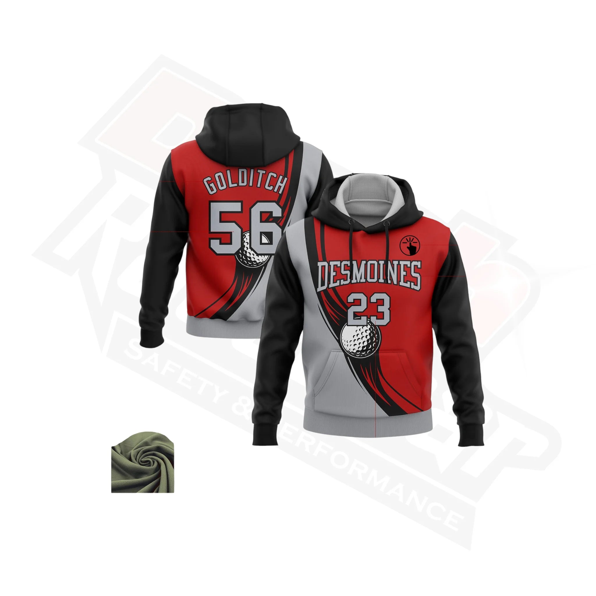 RedGray_Black3DGolfBallSportsHoodie-CustomStitched_4.webp