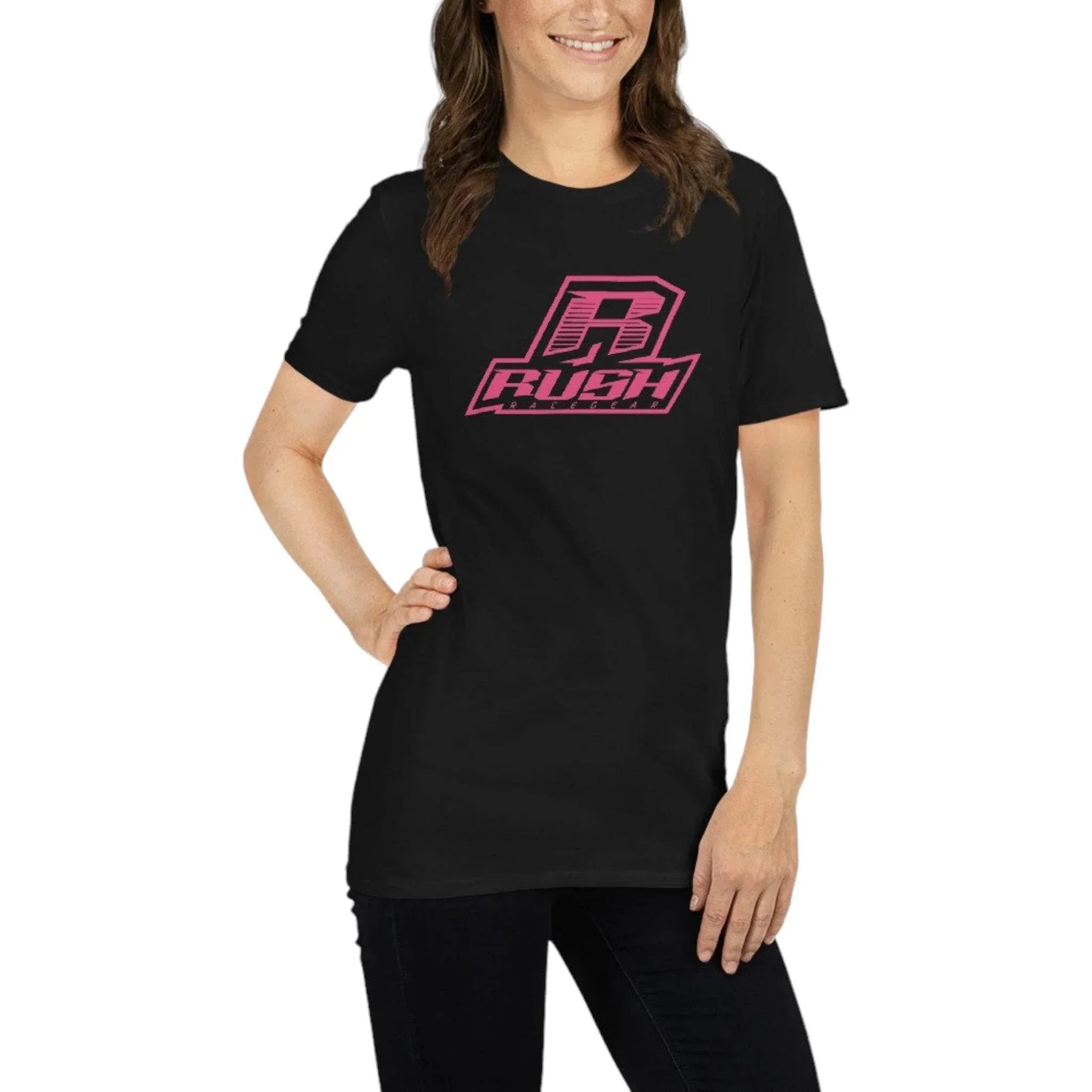 Rush Magenta Stacked - Unisex Tee - Dash Racegear