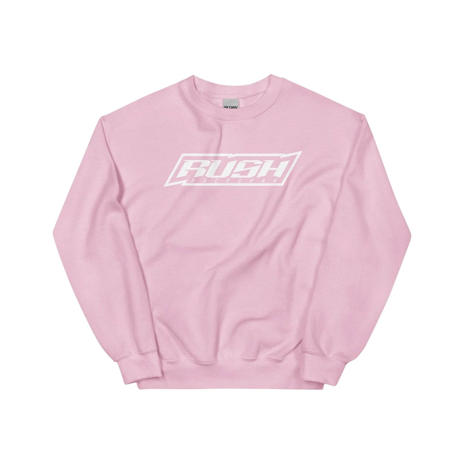 Rush White Logo Sweatshirt - Unisex - Dash Racegear