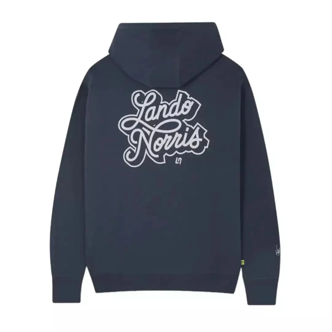 SCRIPT PETROL BLUE HOODIE - Dash Racewear