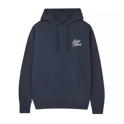 SCRIPT PETROL BLUE HOODIE - Dash Racegear