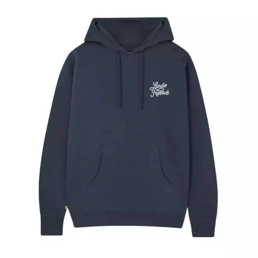 SCRIPT PETROL BLUE HOODIE - Dash Racegear