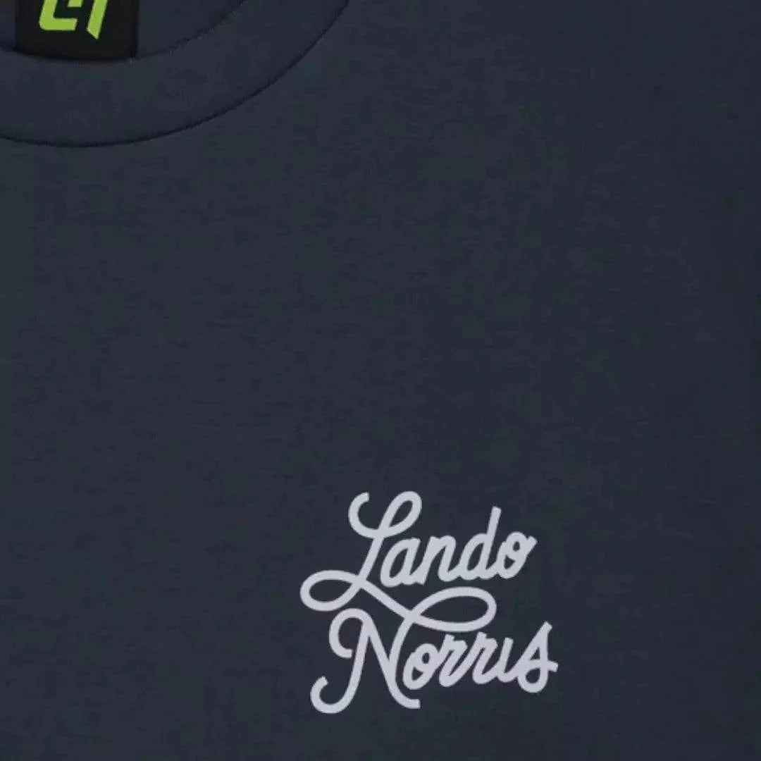 SCRIPT PETROL BLUE SHORT SLEEVE TEE - Dash Racegear