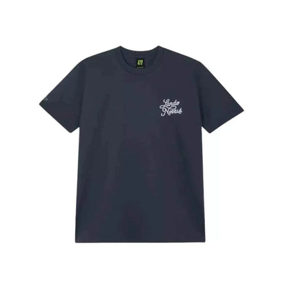 SCRIPT PETROL BLUE SHORT SLEEVE TEE - Dash Racegear