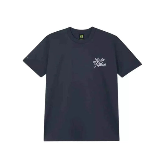 SCRIPT PETROL BLUE SHORT SLEEVE TEE - Dash Racegear