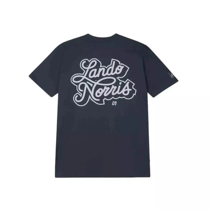 SCRIPT PETROL BLUE SHORT SLEEVE TEE - Dash Racegear