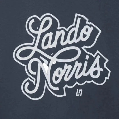 SCRIPT PETROL BLUE LONG SLEEVE TEE - Dash Racegear
