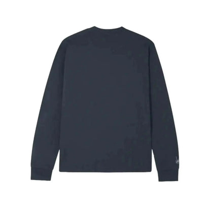 SCRIPT PETROL BLUE LONG SLEEVE TEE - Dash Racegear