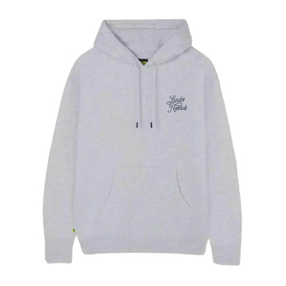 SCRIPT WHITE HEATHER HOODIE - Dash Racegear