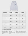 SCRIPT WHITE HEATHER HOODIE - Dash Racegear