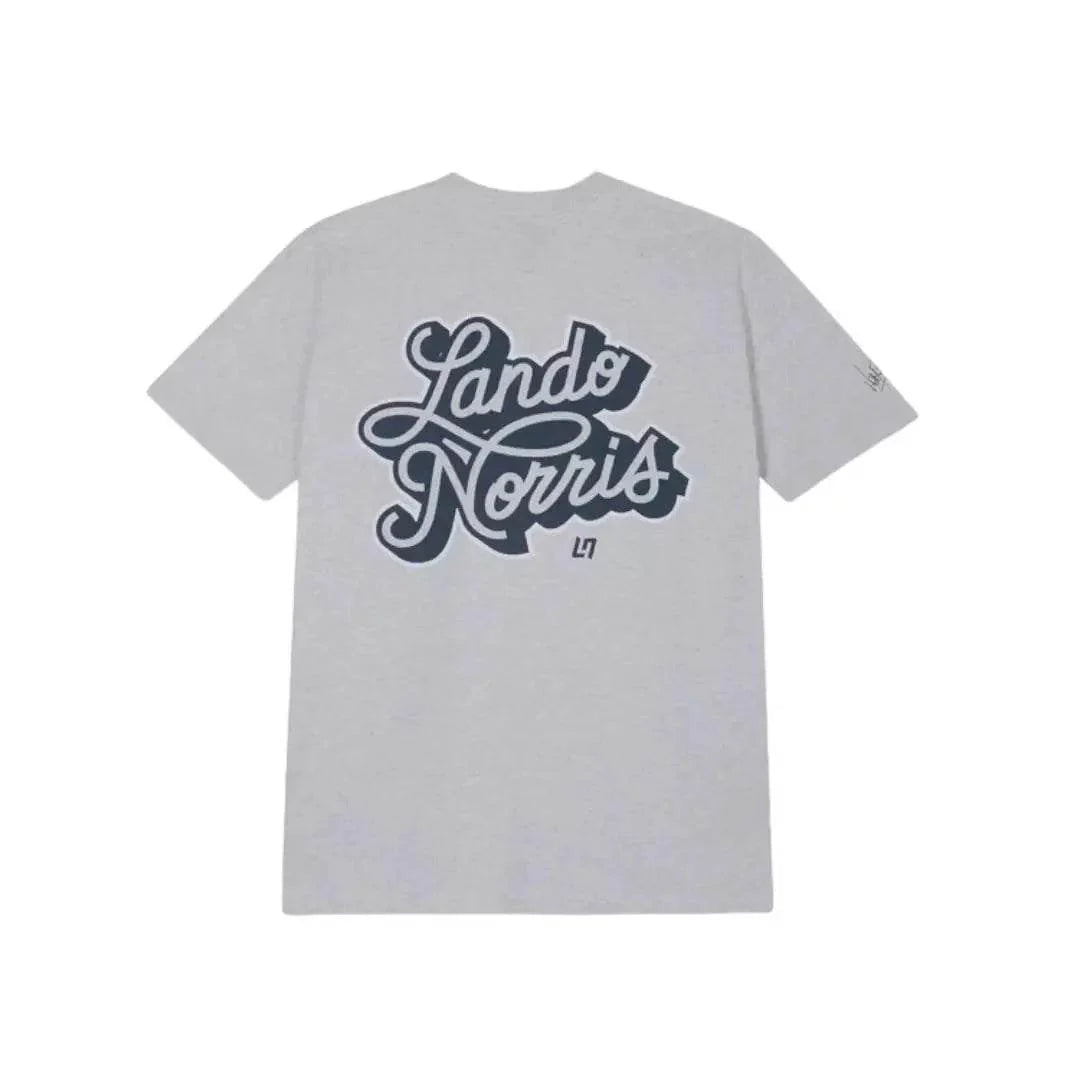 SCRIPT WHITE HEATHER SHORT SLEEVE TEE - Dash Racegear
