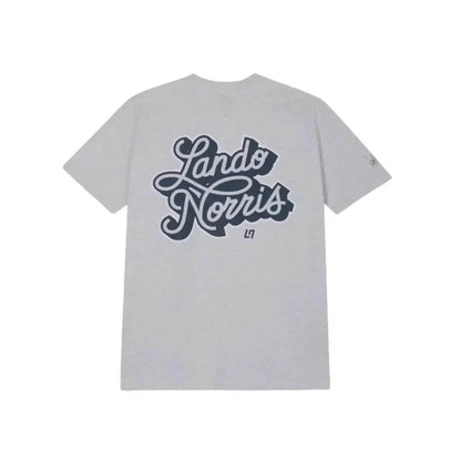 SCRIPT WHITE HEATHER SHORT SLEEVE TEE - Dash Racegear