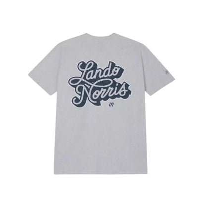 SCRIPT WHITE HEATHER SHORT SLEEVE TEE - Dash Racegear