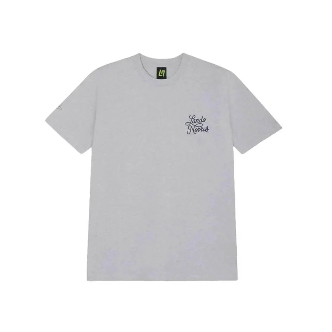SCRIPT WHITE HEATHER SHORT SLEEVE TEE - Dash Racegear