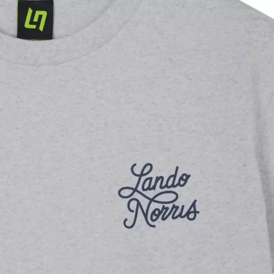 SCRIPT WHITE HEATHER SHORT SLEEVE TEE - Dash Racegear