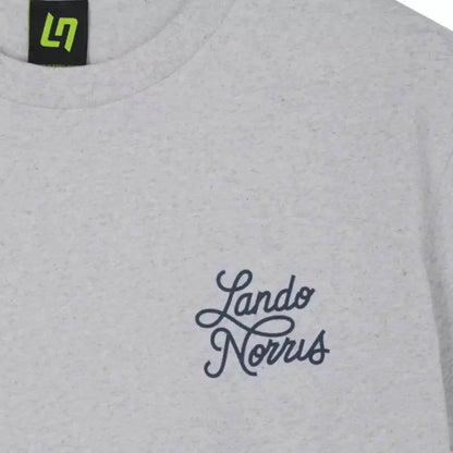 SCRIPT WHITE HEATHER SHORT SLEEVE TEE - Dash Racegear
