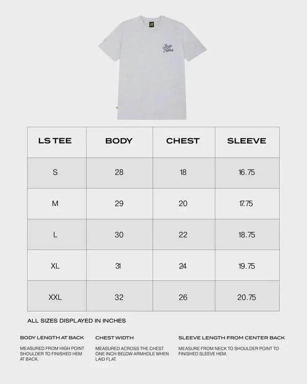 SCRIPT WHITE HEATHER SHORT SLEEVE TEE - Dash Racegear